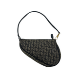 DIOR NAVY TROTTER MINI SADDLE BAG