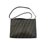 FENDI ZUCCA CANVAS SHOULDER BAG