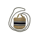 DIOR MINI STRAW BUCKET BAG