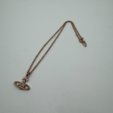 VIVIENNE WESTWOOD ROSE GOLD SATURN NECKLACE