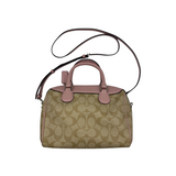 COACH SIGNATURE PINK SATCHEL BAG