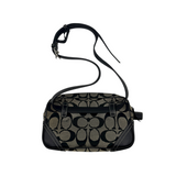COACH BLACK SIGNATURE WAIST BAG