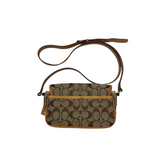 COACH SIGNATURE BUCKLE SHOULDER BAG