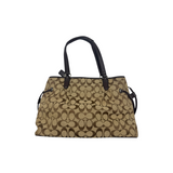 COACH SIGNATURE STRIPE TOTE BAG