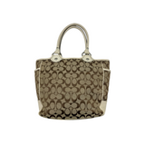 COACH FLORAL APPLIQUÉ SIGNATURE TOTE BAG