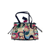 COACH MULTICOLOUR OP ART TOTE BAG