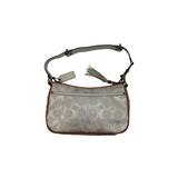 COACH SILVER STRIPE SIGNATURE HOBO BAG