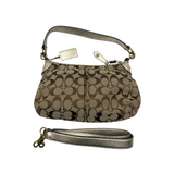 COACH SIGNATURE FLORAL SHOULDER BAG