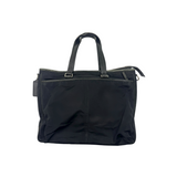 COACH BLACK NYLON WEEKENDER SHOULDER BAG