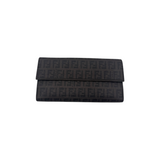 FENDI ZUCCA CANVAS LONG WALLET