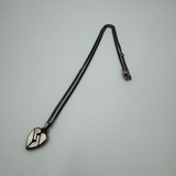 GUCCI KNOT HEART SILVER NECKLACE