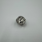 GUCCI MULTI-CROSSED G SILVER RING