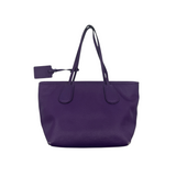 COACH PURPLE LEATHER TOTE BAG