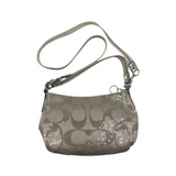 COACH GOLD SIGNATURE CROSSBODY BAG