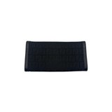 FENDI BLACK FF CANVAS CONTINENTAL WALLET