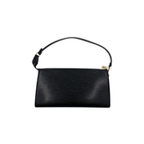 LOUIS VUITTON BLACK EPI POCHETTE ACCESSOIRES