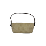FENDI ZUCCA BEIGE MINI BAGUETTE