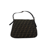 FENDI ZUCCA BROWN SHOULDER BAG