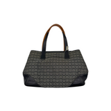 COACH BLACK SIGNATURE HAND BAG