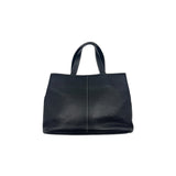 BURBERRY BLACK LEATHER TOTE