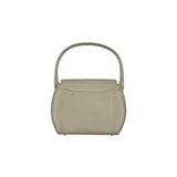 MOSCHINO IVORY HEART CLASP TOP HANDLE BAG