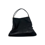 COACH BLACK MADISON PHOEBE LEATHER BAG