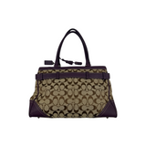 COACH PURPLE SIGNATURE HAMPTON TOTE