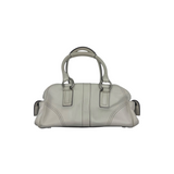 COACH SOHO BOSTON BOWLING WHITE HANDBAG