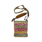 COACH HAMPTON SCRIBBLE STRIPE CROSSBODY