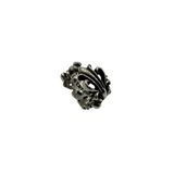 CHROME HEARTS DOUBLE FLORAL RING (US 5)