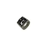 CHROME HEARTS PLUS LETTER BLOCK RING (US 8)