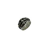 CHROME HEARTS FLORAL CROSS RING (US 8)