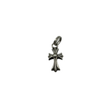 CHROME HEARTS BABY FAT CROSS SAPPHIRE PENDANT