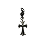 CHROME HEARTS DIAMOND CROSS BALL PENDANT