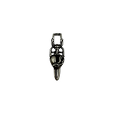 CHROME HEARTS HEART DAGGER ZIPPER PENDANT