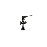 CHROME HEARTS BABY FAT CROSS DROP EARRING