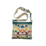 COACH SIGNATURE SCRIBBLE CROSSBODY BAG
