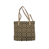 COACH SIGNATURE PYTHON STRIPE TOTE BAG