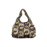 COACH MADISON OP ART PURPLE MAGGIE SHOULDER BAG