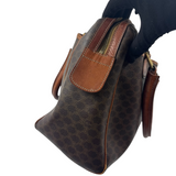 CELINE MACADAM TRIOMPHE CANVAS HANDBAG