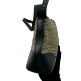 CELINE “C ” MONOGRAM CANVAS SHOULDER BAG