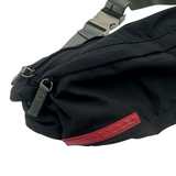 PRADA SPORTS BLACK NYLON BELT BAG