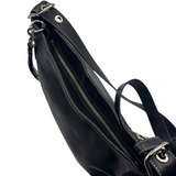 COACH BLACK LEATHER SHOULDER BAG