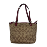 COACH SIGNATURE MINI TOTE BAG WITH STRAP