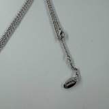 VIVIENNE WESTWOOD SILVER SMALL BAS RELIEF NECKLACE