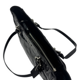 COACH PATENT LEATHER SIGNATURE TOTE BAG