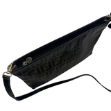 FENDI ZUCCA CANVAS SHOULDER BAG