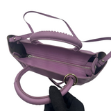SALVATORE FERRAGAMO PURPLE LEATHER