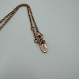 VIVIENNE WESTWOOD ROSE GOLD SATURN NECKLACE
