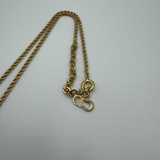 DIOR CLASSIC CD GOLD NECKLACE